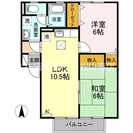 【間取り】 | セジュール力石　A棟