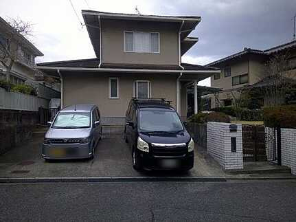 佐伯区観音台３丁目の前面道路含む現地写真