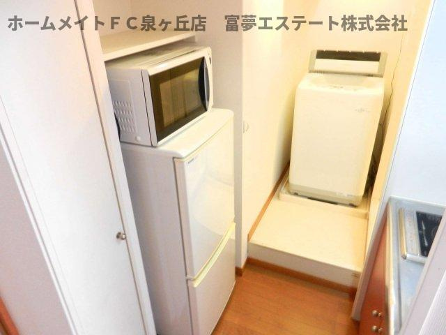 レオパレスＯＡＳＩＳの設備|電子レンジ・冷蔵庫つき♪