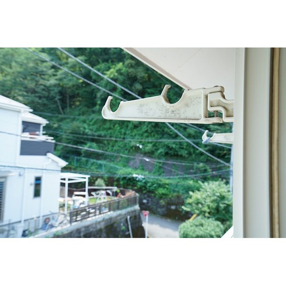 ベルシオン長沼のバルコニー|洗濯物干せます