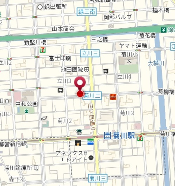 サニーサイド竪川の地図|★案内図★