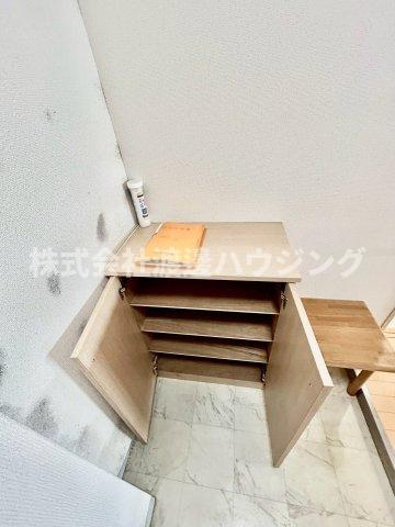 常陽第6ガーデンハイツの収納|下駄箱付き