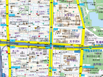 【地図】 | プレサンス大手前パークサイドⅡ