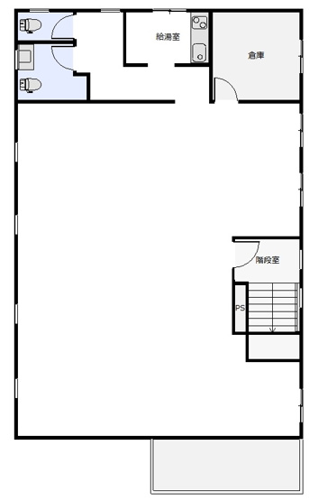 【間取り】 | 伊勢崎市赤堀鹿島町貸事務所