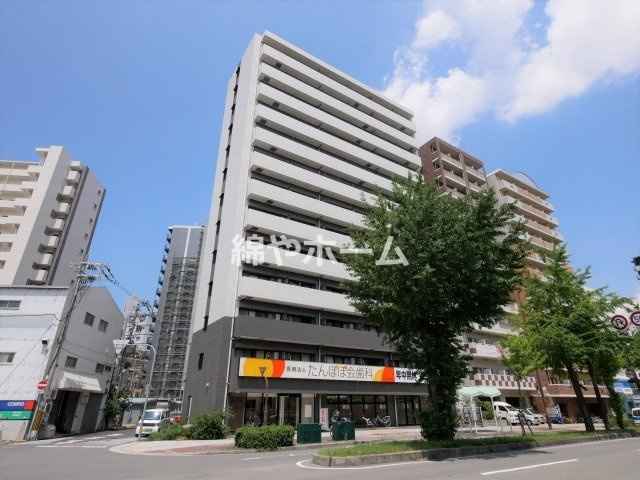 KDXレジデンス難波南の外観|落ち着いた雰囲気の外観です