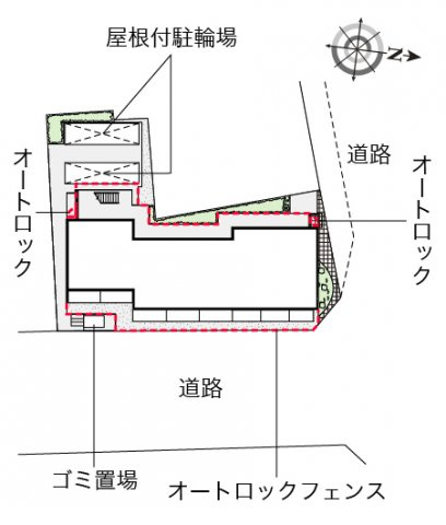 レオネクストルナ大宮の区画図