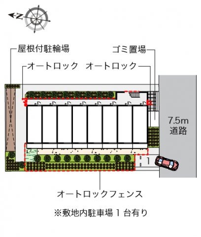 クレイノデュランタの区画図