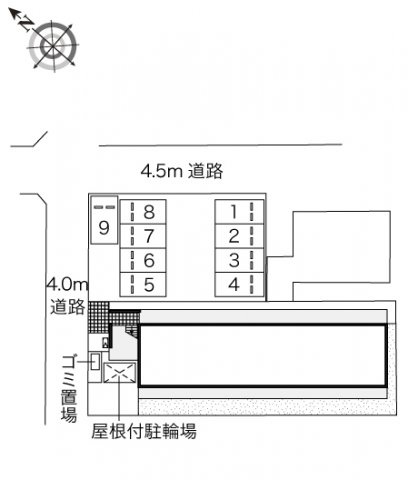 さいたま市中央区上峰１丁目の賃貸マンションの区画図