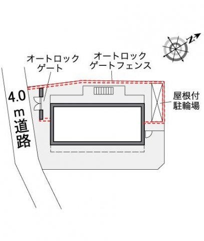 さいたま市桜区大字下大久保の賃貸マンションの区画図
