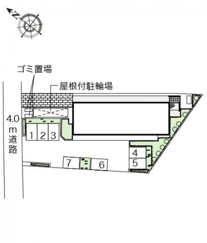さいたま市桜区新開２丁目の賃貸マンションの区画図