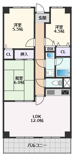 【間取り】 | RONA HYATT