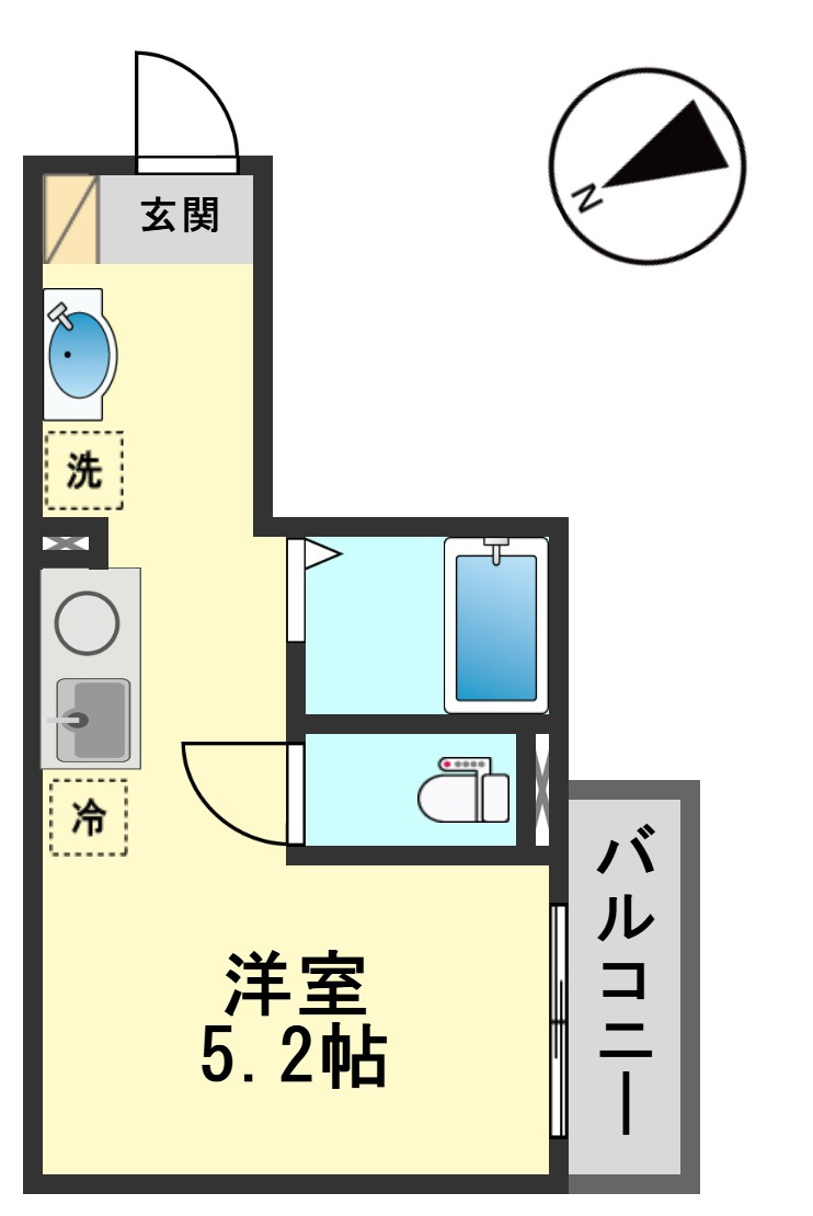 T's Cuore柴又Ⅰの間取り