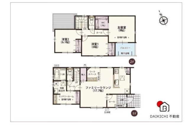 【間取り】 | 羽生市加羽ケ崎第1期　新築戸建　全5棟　5号棟