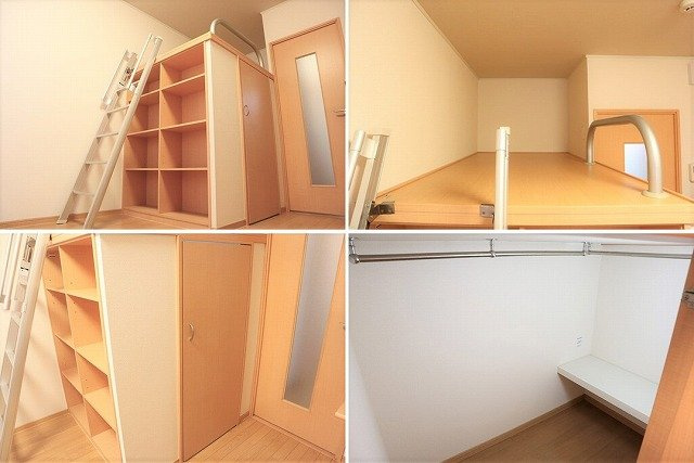 さいたま市緑区東浦和９丁目の賃貸マンションの寝室|ロフト下の収納スペースです。