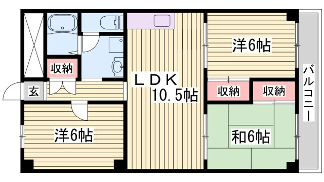 メゾンＭの間取り