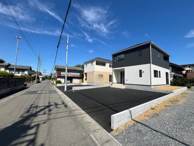 【前面道路含む現地写真】 | 美里町白石第１　クレイドルガーデン　新築戸建　全２棟　１号棟 | 9/27撮影