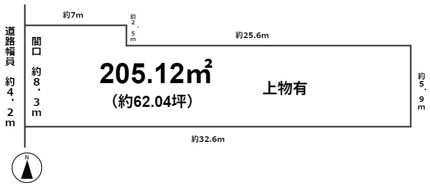 上京区吉野町 土地の土地図