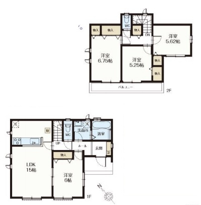 さいたま市西区指扇775番　新築一戸建て　ハートフルタウン　Aの間取り|さいたま市西区指扇775番　新築一戸建て　ハートフルタウン　A、4LDK、土地面積117.10m2、建物面積92.63m2