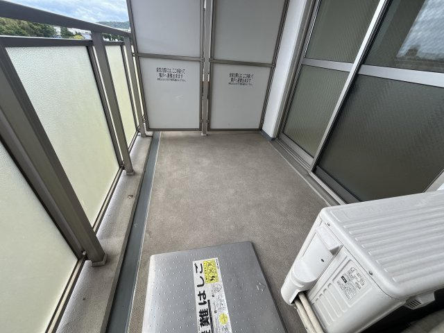 クレール姫路のバルコニー