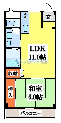 【間取り】 | Ｍ’ＰＬＡＺＡ菱江