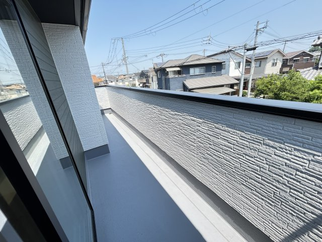 神戸市西区玉津町今津新築戸建１号棟のバルコニー