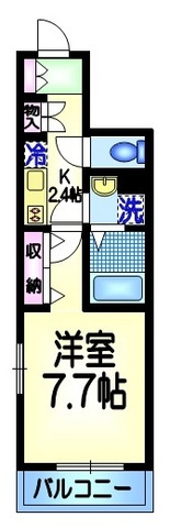 メゾン　グレイスⅡの間取り|★角部屋２面採光★収納２ヶ所あり★