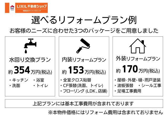 店舗付住宅　千代川町小林前田の外観