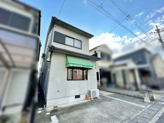 店舗付住宅　千代川町小林前田の前面道路含む現地写真