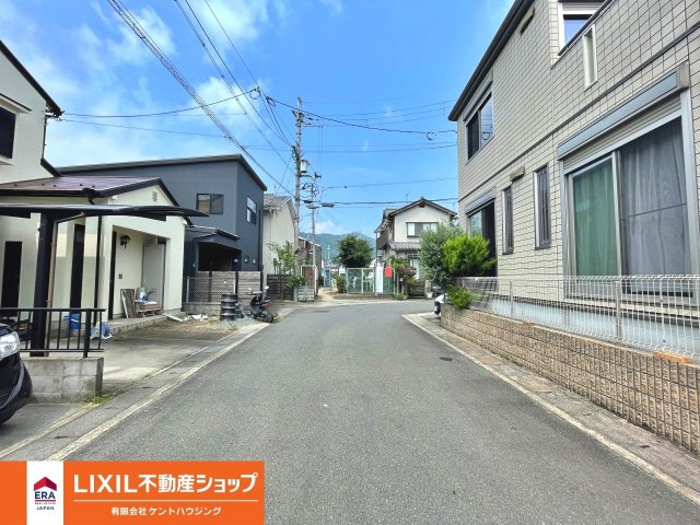 店舗付住宅　千代川町小林前田の前面道路含む現地写真