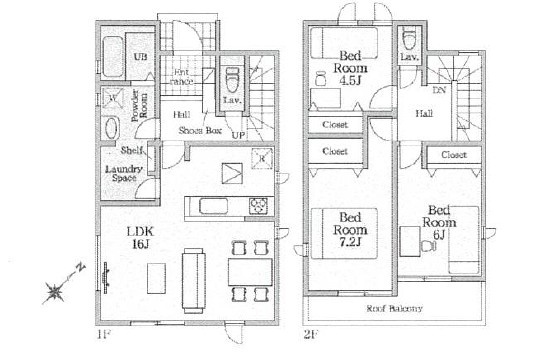廿日市市福面２丁目　№35847の間取り|３ＬＤＫ
