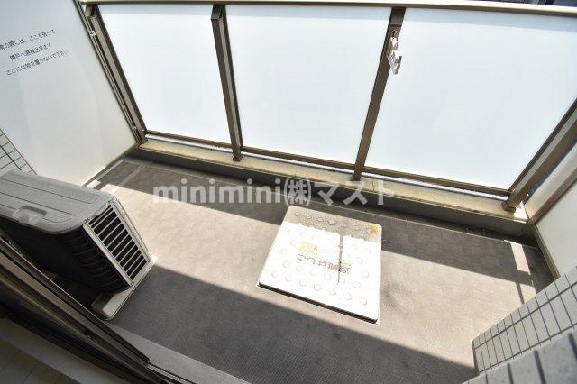 ＬＣ新梅田Ⅱのバルコニー