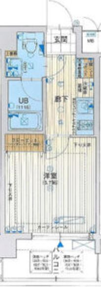 ＬＣ新梅田Ⅱの間取り