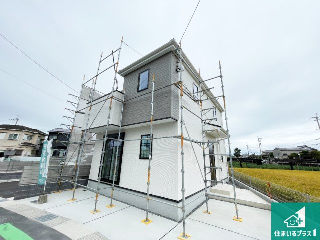 宇治市五ケ庄上村　第25-1期　新築一戸建ての外観|安心の10年保証！外観を美しく保ち、雨水で汚れを落とします！気になることがありましたら、お気軽にお問い合わせください！