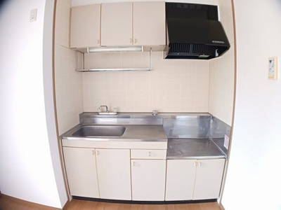 【キッチン】 | オアシスやまなＢ | 使いやすいキッチンです