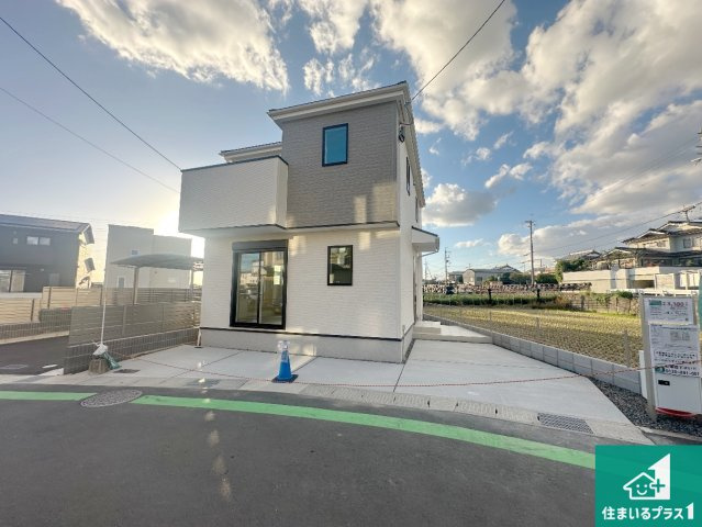 宇治市五ケ庄上村　第25-1期　新築一戸建ての外観|安心の10年保証！外観を美しく保ち、雨水で汚れを落とします！気になることがありましたら、お気軽にお問い合わせください！