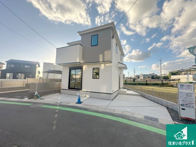 宇治市五ケ庄上村　第25-1期　新築一戸建ての外観|お客様に長く安心して住んでいだだける事にこだわった家づくり！住んでからのアフターサービスにもしっかりと取り組んでいます！