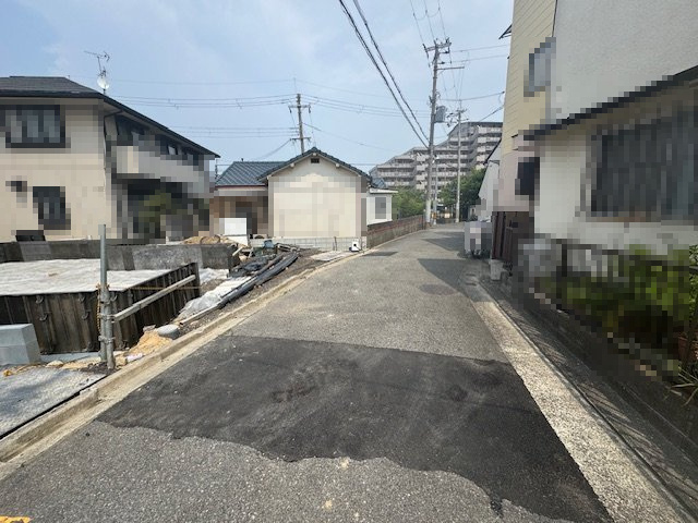 【前面道路含む現地写真】 | Livele Garden.S堺北区東上野芝町5期　2号棟 | お買い物施設や教育施設が徒歩圏内にあり大変便利です！（2025年7月3日撮影）