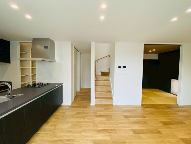 菊陽町/原水14号地の居間・リビング