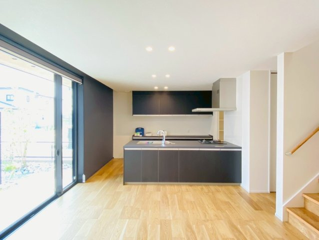 菊陽町/原水14号地の居間・リビング