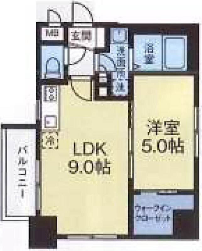 エフ・パークレジデンス横浜反町3261の間取り