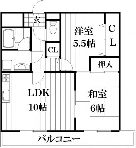 【間取り】 | フローリッシュ北田