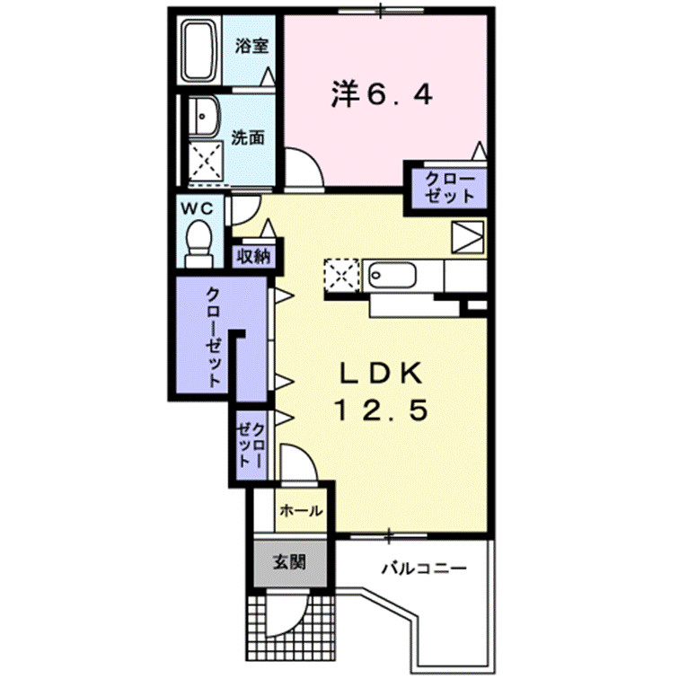 チェリーブロッサムの間取り