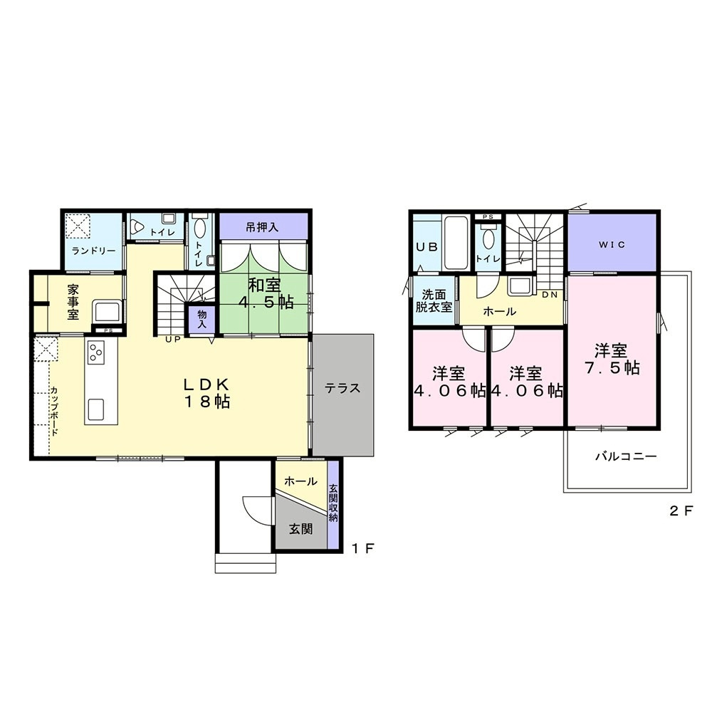 菊陽町/原水15号地の間取り