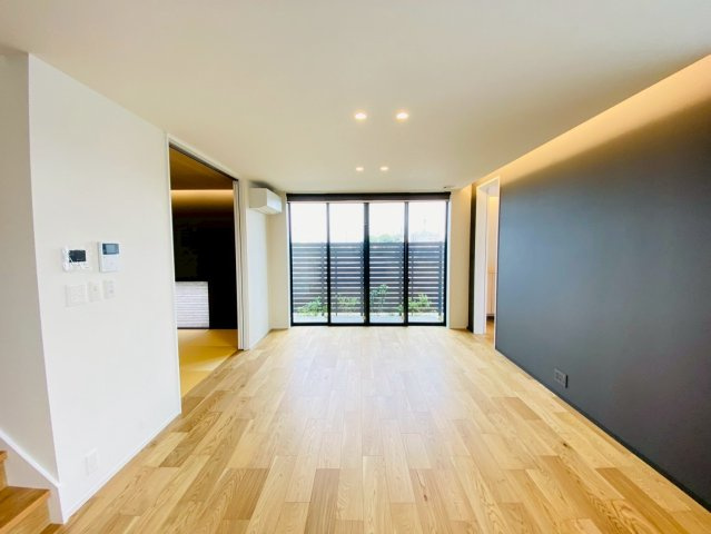 菊陽町/原水15号地の居間・リビング