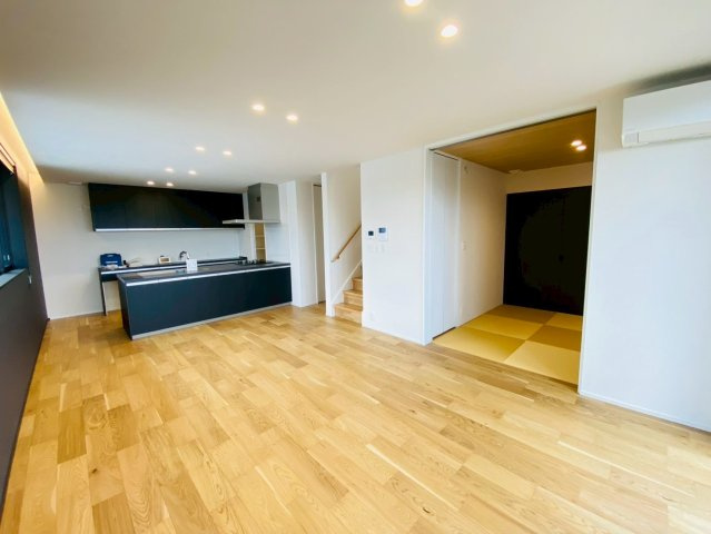 菊陽町/原水15号地の居間・リビング