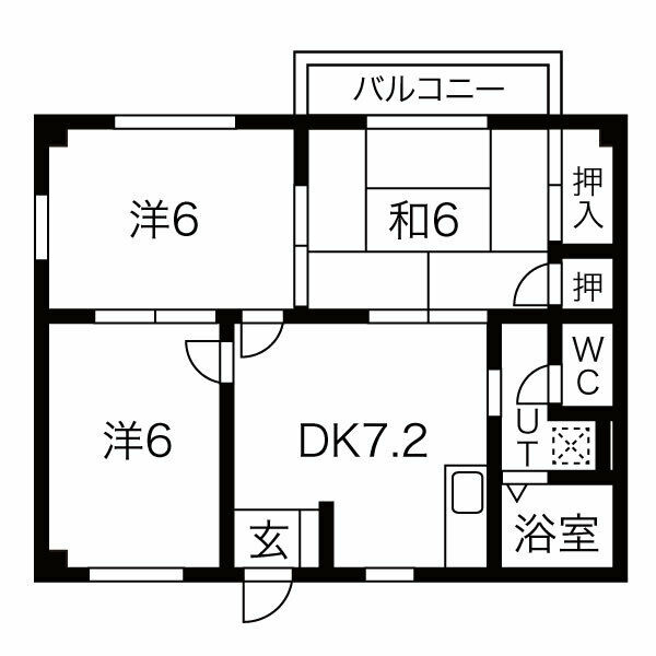 エスポワール田寺の間取り