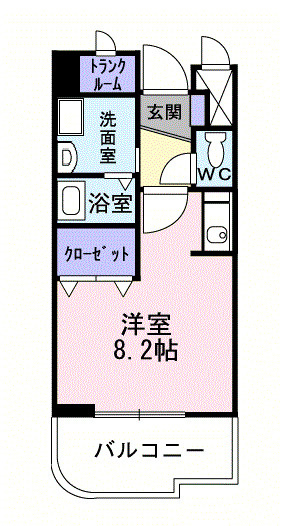 レフィナードＥの間取り|間取図