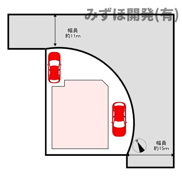 天童市交り江5丁目12-11の区画図