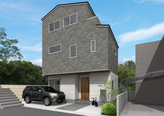 ヴィレッタの杜　仁川百合野町Ｃの外観パース