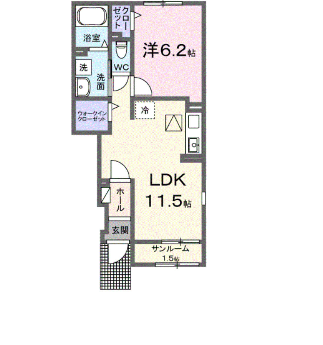 セイル　イン　吉井の間取り|使い勝手の良い間取りです♪